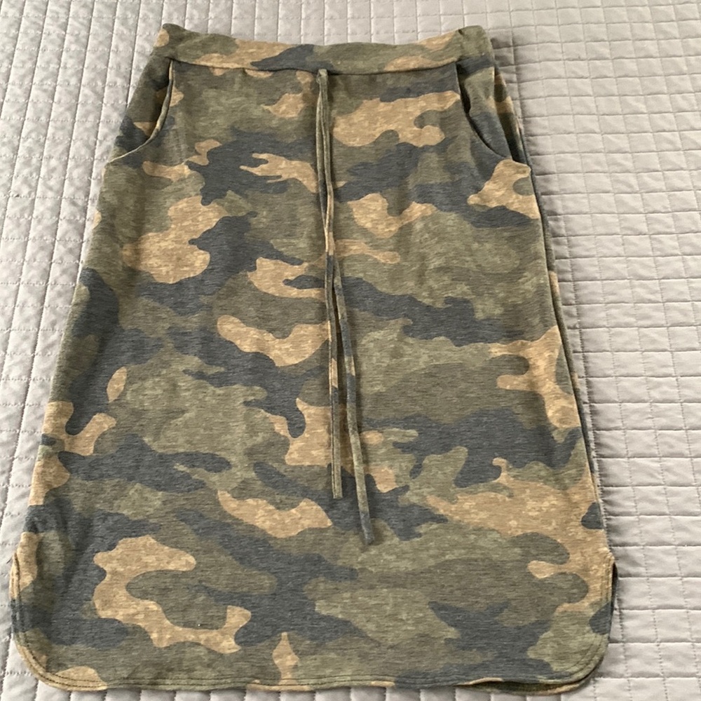 7th RAY CAMO SKIRT